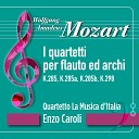 Enzo Caroli Quartetto La Musica d Italia - Mozart Flute Quartet in A Major K 298 I Tema con Variazioni Andante II Tema con Variazioni Andantino III Rondeau…