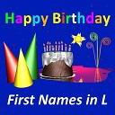 First Names in L - Happy Birthday Lucky
