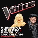 Christina Aguilera Beverly McClellan - Beautiful The Voice Performance