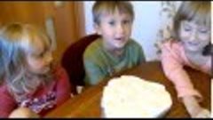 Чизкейк - Кирилл, Настя и Люба делают торт