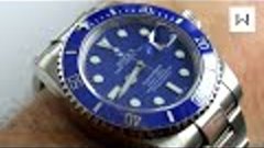 Rolex &quot;Smurf&quot; Submariner - Oyster Perpetual Submariner Date ...
