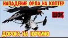 Крым.НАПАДЕНИЕ ОРЛА на КОПТЕР.Шикарная дорога на Юркино.Беше...