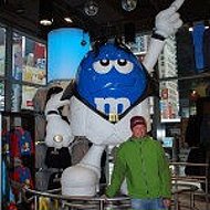 Синий M&m