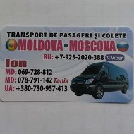 Ruta-moldova Moscova-89252020388