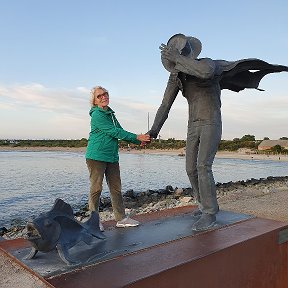 Фотография "Вот такие красивые скульптуры в Гируляй!!!"