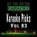 Hit The Button Karaoke - Physical Originally Performed by Dua Lipa Instrumental…