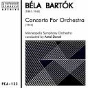 Minneapolis Symphony Orchestra - Concerto for Orchestra IV Intermezzo interrotto…