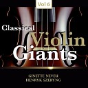 Ginette Neveu - Concerto for Violin and Orchestra in D Major Op 77 III Allegro giocoso ma non troppo…