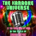 The Karaoke Universe - If You Could Read My Mind In the Style of Gordon…