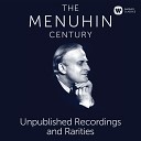 Yehudi Menuhin - Bach JS Violin Sonata No 3 in E Major BWV 1016 III Adagio ma non…