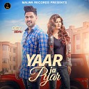 DEV SIDHU feat Tanvi Nagi - Yaar Ja Pyar