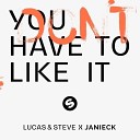 Lucas Steve x Janieck - You Don t Have To Like It Extended Mix