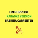 JMKaraoke - On Purpose Karaoke Version