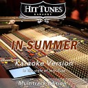 Hit Tunes Karaoke - In Summer Acoustic Guitar Only Originally Performed By Josh Gad Karaoke…