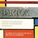 Academy of St Martin in the Fields Sir Neville… - Bart k Concerto for Orchestra Sz 116 4 Intermezzo interrotto…