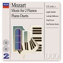 J rg Demus Paul Badura Skoda - Mozart Larghetto and Allegro in E Flat Major for 2 Pianos…