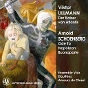 Ensemble Voix Etouffées, Amaury du Closel - Der Kaiser von Atlantis, Op. 49: Prolog