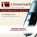 Crossroads Performance Tracks - Missing People Performance Track Original without Background Vocals in…