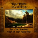 Rune Realms - A Golden Haze Over Ancient Mountains