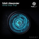 Matt Alexander - What Was That Original Mix