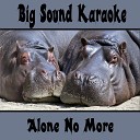 Big Sound Karaoke - Alone No More Backing Track