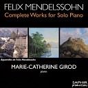 Marie Catherine Girod - Songs Without Words Op 67 No 5 Moderato MWV…