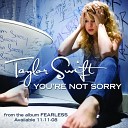 Taylor Swift - You re Not Sorry SunBeamz Remix