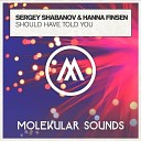 Sergey Shabanov Hanna Finsen - Should Have Told You Original Mix