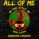 Ameritz Tracks Planet - All of Me In the Style of John Legend Karaoke…