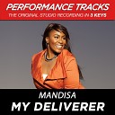 Mandisa - My Deliverer Performance Track In Key Of G Without Background Vocals Med…