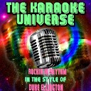 The Karaoke Universe - Rockin in Rhythm In the Style of Duke…