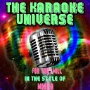 The Karaoke Universe - For You I Will Karaoke Version In the Style of…