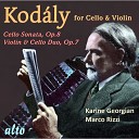 Karine Georgian Marco Rizzi - Duo for Violin and Cello Op 7