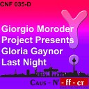 Giorgio Moroder Project presents Gloria… - Last Night