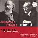 Hans Klaus Nerine Barrett - Clarinet Sonata No 1 in F Minor Op 120 No 1 II Andante un poco…