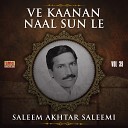 Saleem Akhtar Saleemi - Manao Meda Dhola