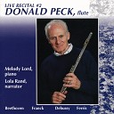 Donald Peck Melody Lord - Violin Romance in F Major Op 50 Arr for Flute and…