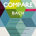 Bath Festival Orchestra Yehudi Menuhin Christian… - Concerto for Two Violins No 3 in A Minor BWV 1043 Double Concerto II Largo ma non…