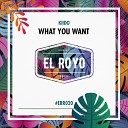 Kiido - What You Want Radio Edit