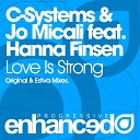 C Systems and Jo Micali feat Hanna Finsen - Love Is Strong Original Mix