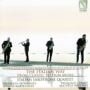 Italian Saxophone Quartet Federico Mondelci Davide Bartelucci Pasquale Cesare Michele… - La vita Bella Arr for Saxophone Quartet