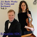 Ensemble SDG - Violin Sonata in E Minor BWV 1023 I Adagio ma non…