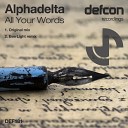 Alphadelta - All Your Words Original Mix