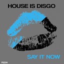 House Is Disgo - Say It Now Original Mix