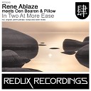 Rene Ablaze Oen Bearen Pillow - In Two At More Ease Raven Remix