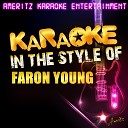 Ameritz Karaoke Entertainment - Live Fast Love Hard Die Young Karaoke Version