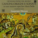 Symposium musicum - Canoni oblighi et sonate in varie maniere sopra l Ave maris stella No 71 A 5 voci Canone in subdiapason a due pause…