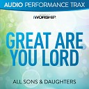 All Sons Daughters - Great Are You Lord Live High Key without Background…