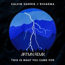 Calvin Harris feat Rihanna - This Is What You Came For ARTMN Remix
