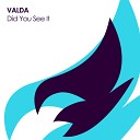 VALDA - Did You See It Original Mix